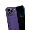 Apple İphone 17 Pro Kelvin Kartvizitli Silikon - Derin Mor