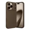 Apple İphone 17 Pro Max Auto Focus Karbon Kapak - Kahverengi