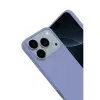 Apple İphone 17 Pro Max Nano İçi Kadife Silikon - Lila