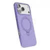 Apple İphone 17 Pro Max Regal Magsafe Standlı Kapak - Lila