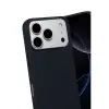 Apple İphone 17 Pro Nano İçi Kadife Silikon - Siyah
