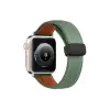 Apple Watch 38mm Kr414 Daks Deri Kordon - Koyu Yeşil