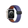 Apple Watch 38mm Kr414 Daks Deri Kordon - Lacivert