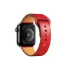 Apple Watch 42mm Kr415 Luaz Deri Kordon - Kırmızı