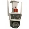 Apronx APX-WP262 6mp 3.6mm Çift Kamera 21 LED Wifi Ptz Kamera