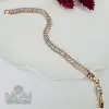 Zirkon 5*2,5     Taşlı Pirinç Bileklikler 18+2 Cm Uzatma Payı - Kbl0116