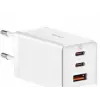 BASEUS CCGP120202 GaN5 Pro 2C+U 65W Şarj Cihazı Beyaz