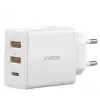 BASEUS P10111402213-00 Cube Hızlı 2 USB-A + Type-C 30W Şarj Cihazı Beyaz