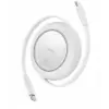 Baseus P10364500213-01 100W 1,5m ree2 Pull Mini Kablolu USB-C Şarj Kablosu Beyaz (KDO)