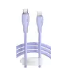 Baseus Pudding USB-A Light 2.4A Kablo 1.2m Mor (P10355700511-00) (KDO)