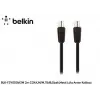 Belkin BLK-F3Y053BF2M 2mT Coax,M-M75db,Siyah,Metal Kablo