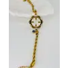 Zirkon  Taşlı Çelik Çelik Bileklikler 17+ 4 Cm  - Kbl0364