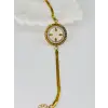 Zirkon Taşlı Çelik Çelik Bileklikler 17 + 4 Cm  - Kbl0365