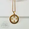 Zirkon Taşlı Çelik Çelik Kolye 40+5 Cm - Kl0196