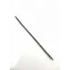 Rodyum-siyah Çelik  Erkek Çelik Bileklik Boy 21.5 Cm / En 0.6 Mm  - Ebl0047