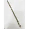 Rodyum-  Çelik  Erkek Çelik Bileklik Boy 21.5 Cm / En 0.8 Cm  - Ebl0058