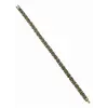 Rodyum- Çelik  Erkek Çelik Bileklik Boy 21.5 Cm / En 0.6 Mm  - Ebl0063