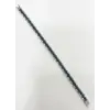 Rodyum-mavi Çelik  Erkek Çelik Bileklik Boy 21.5 Cm / En 0.6 Mm - Ebl0080