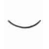 Rodyum-siyah Çelik  Erkek Çelik Bileklik Boy 21.5 Cm / En 1.0 Cm  - Ebl0046