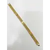 Çelik  Erkek Çelik Bileklik Boy 21.5 Cm / En 1.0 Cm  - Ebl0062