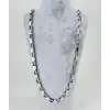 Rodyum Çelik Erkek Kolye 60 Cm - Ekl0015