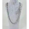 Rodyum Çelik Erkek Kolye 60 Cm - Ekl0035