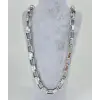 Rodyum Çelik Erkek Kolye 60 Cm - Ekl0040