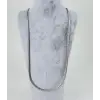 Rodyum Çelik Erkek Kolye 60 Cm - Ekl0022