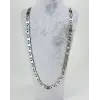 Rodyum Çelik Erkek Kolye 60 Cm - Ekl0017