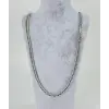 Rodyum Çelik Erkek Kolye 60 Cm - Ekl0053