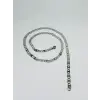 Rodyum Çelik Erkek Kolye 60 Cm - Ekl0017