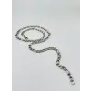 Rodyum Çelik Erkek Kolye 60 Cm - Ekl0012