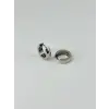 Rodyum  Çelik Erkek Küpe Çap (9 Mm) Kalınlık (4 Mm) - Ekp0032