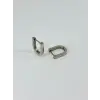 Rodyum Çelik Erkek Küpe Çap (9 Mm) Kalınlık (3 Mm) - Ekp0017