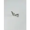 Rodyum   Çelik Erkek Küpe Çap (9 Mm) Kalınlık (3 Mm) - Ekp0019