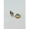 Rodyum Ve   Çelik Erkek Küpe Çap (9 Mm) Kalınlık (4 Mm) - Ekp0002