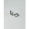 Rodyum   Çelik Erkek Küpe Çap (9 Mm) Kalınlık (3 Mm) - Ekp0022