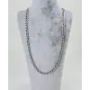 Rodyum Çelik Erkek Kolye 60 Cm - Ekl0008