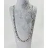 Rodyum Çelik Erkek Kolye 60 Cm - Ekl0001