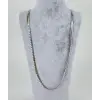 Rodyum Çelik Erkek Kolye 60 Cm - Ekl0034