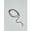 Rodyum Çelik Erkek Kolye 60 Cm - Ekl0008
