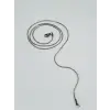 Rodyum Çelik Erkek Kolye 60 Cm - Ekl0005