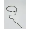 Rodyum Çelik Erkek Kolye 60 Cm - Ekl0013