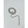 Rodyum Çelik Erkek Kolye 60 Cm - Ekl0001