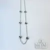 Rodyum Çelik Kolyeler 40+5 Cm Uzatma Payı - Kl0032