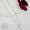 Rodyum Zincir : Çelik Çelik Kolye 40+5 Cm - Kl0238