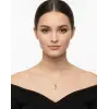 Rodyum/ Kaplama Zincir Çelik - Uç Pirinç Çelik Kolye Zincir 40+5 Cm - Uç Uzunluk 3 Cm - Kl0244