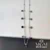 Çelik Yıldız Detaylı Kolye - Kl0057