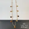 Çelik Yıldız Detaylı Kolye - Kl0056