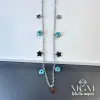 Çelik Yıldız Nazar Boncuklu Kolye - Kl0046